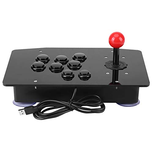Arcade Fight Stick, USB2.0 Arcade Game Fighting Joystick Controller, Zero Delay Classical Game Controller Joystick Handle Buttons for Arcade PC WIN7/8/10 - Thumbnail 4