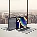 ProCase for MacBook Pro 13 Inch 2023 M2, 2022 2020 M1 A2338/ A2289/ A2251, Heavy Duty Hard Shell Case with Dual Layer Protective Cover and Kickstand for MacBook Pro 13-inch -Black