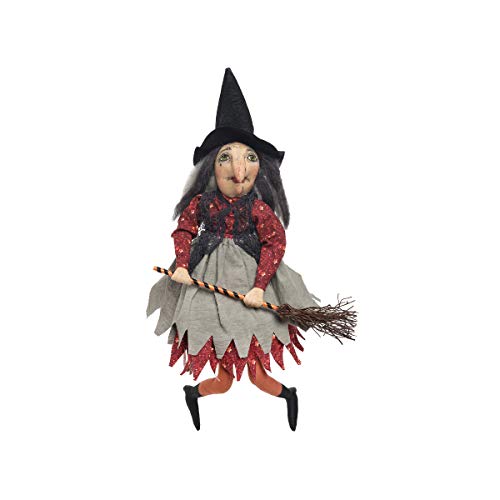 GALLERIE II Paprika Little Witch Halloween Folk Art Figurine