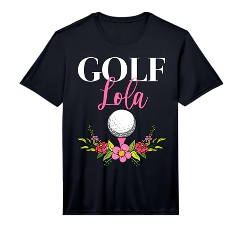 Mens Golf Lola Filipino Golfer Grandma Performance T-Shirt