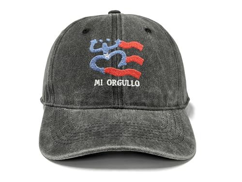 GDIQ Puerto Rico Baseball Cap with Taino Frog Boricua Mi Orgullo Gifts