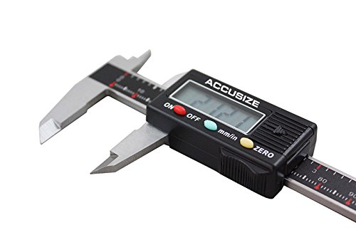 Calibrador Digital Electrónico 0-4 pulg / 0-100mm LCD grande miniatura 7
