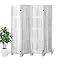 4 Panels Retro White