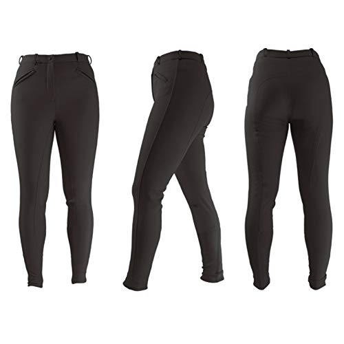 Hy HyPERFORMANCE Softshell Winter Ladies Breeches Black UK26
