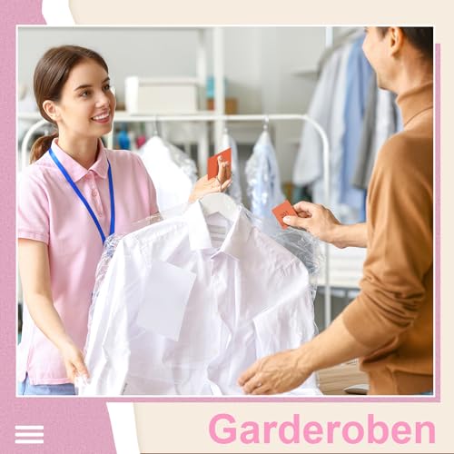 Nezyo Doppelnummern Blöcke 1-1000 Nummernblöcke Lose Nummeriert Garderobenmarken Großpackung Zahlenblöcke für Garderobe Events Party Messen, 10 x 5 cm(Rosa, Lila, Weiß, Orange, Hellblau)