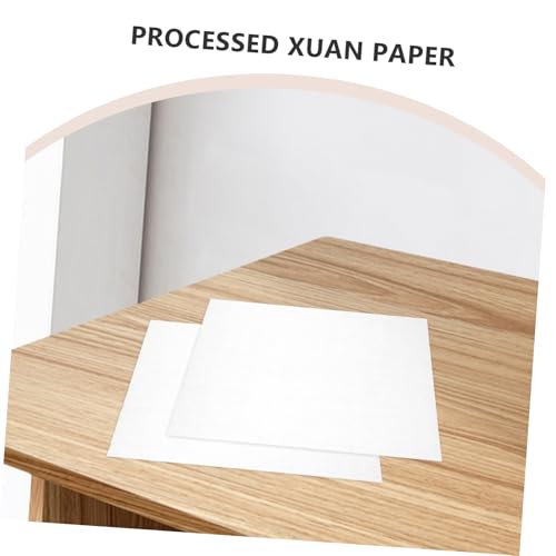 Foto von FOMIYES Chinesische Kalligraphie Reispapier, Chinesisches Sumi-Reispapier, Chinesische Reispapierrolle für Erwachsene Studenten 50 Blatt