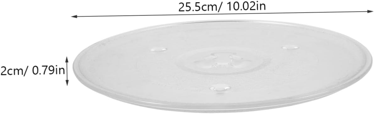 Replacement Microwave Plate Turntable Tray Microwave Accessory Sturdy Glass