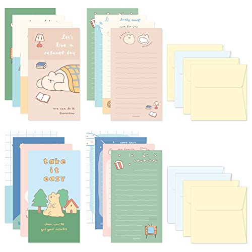 mCN Xg[[^EAt^k[ ~j+ 8 A Zbg - Story town Afternoon A Mini Letter Paper Set 32 + 16