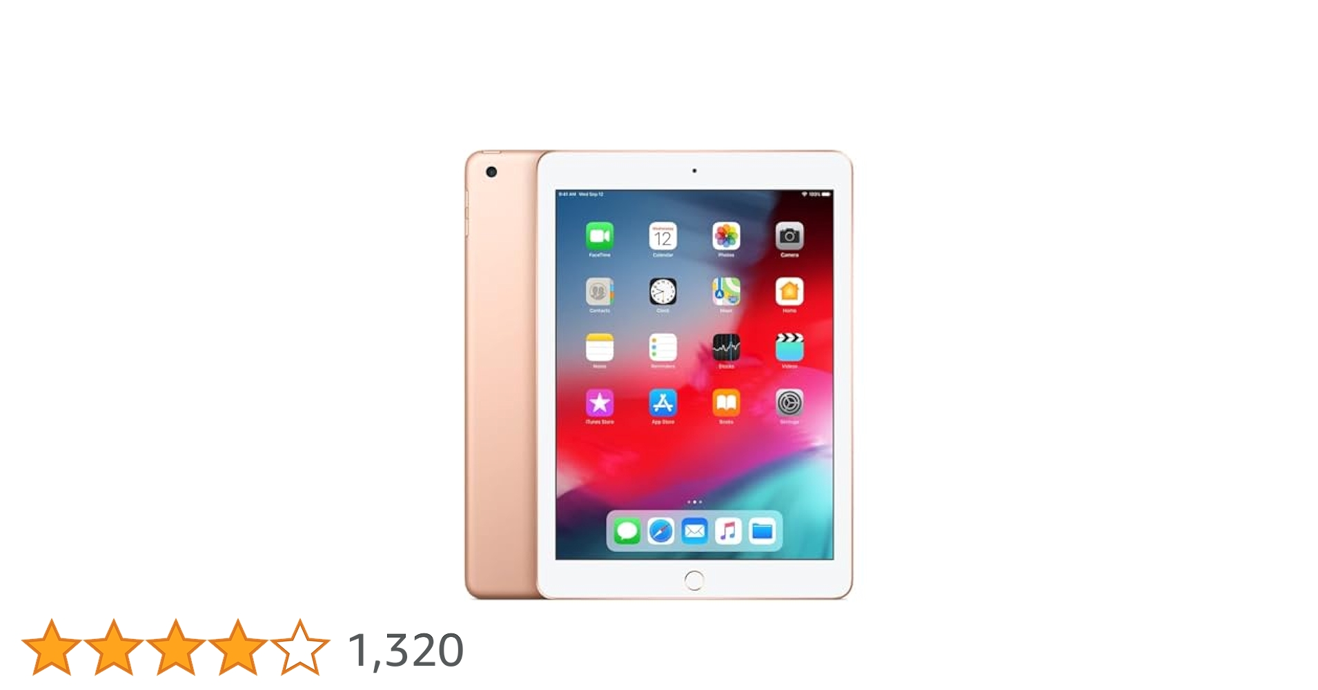 iPad 第6世代　Wi-Fi 32gb gold Demo 3D665j/a Apple iPad (6th Gen) 32GB Wi-Fi - Gold - Walmart.com