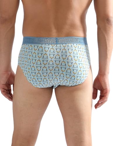 Image of U.S. Polo ASSN. Men PB005 Cotton Modal Printed Premium Underwear Brief -Pack of 1