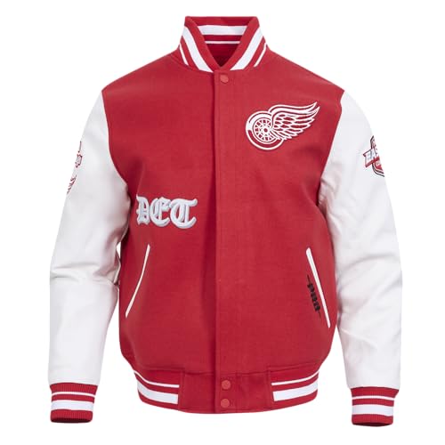 Image of Pro Standard Mens NHL Old English Varsity Jacket