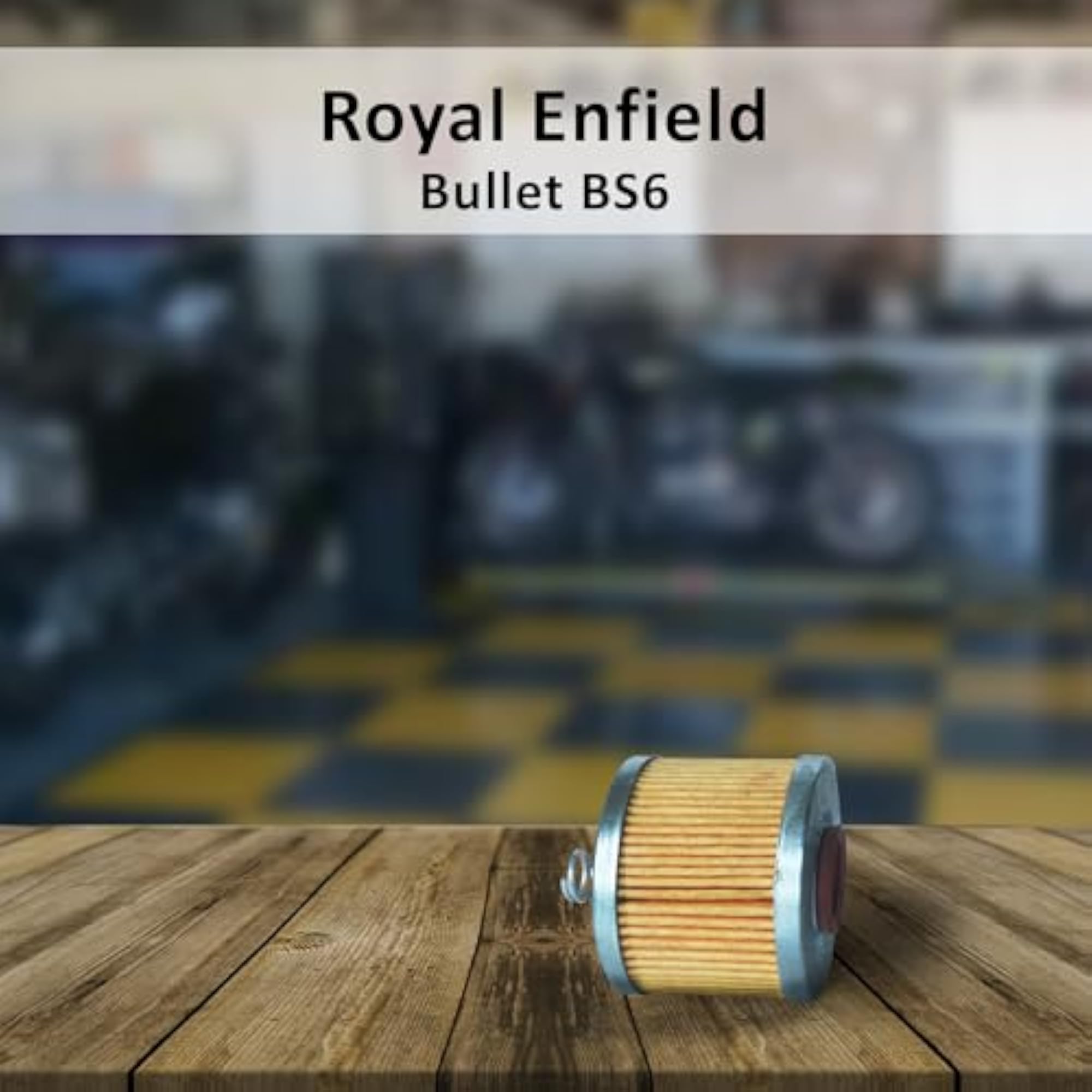 Motorcycle Oil Filter Compatible for Royal Enfield Bullet Bs6