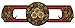 Delaneys Rose/Rose in Dark Brass (Enameled) (NHP671-DB-C)