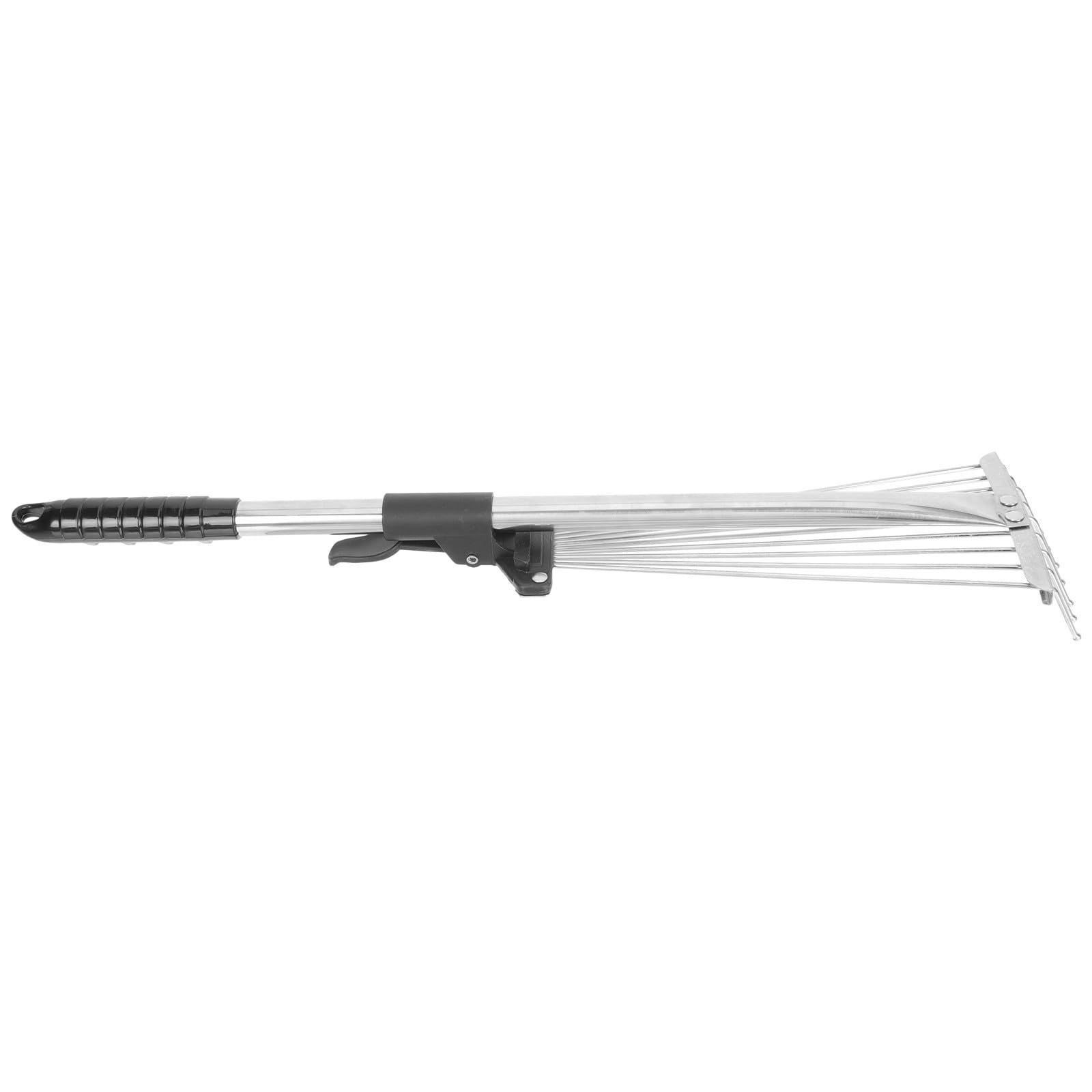 Rastrillo Jardin con Mango Extensible de Acero Inoxidable y aleación de Aluminio, diseñado para Romper y aflojar Tierra en Actividades de jardinería Color Aleatorio