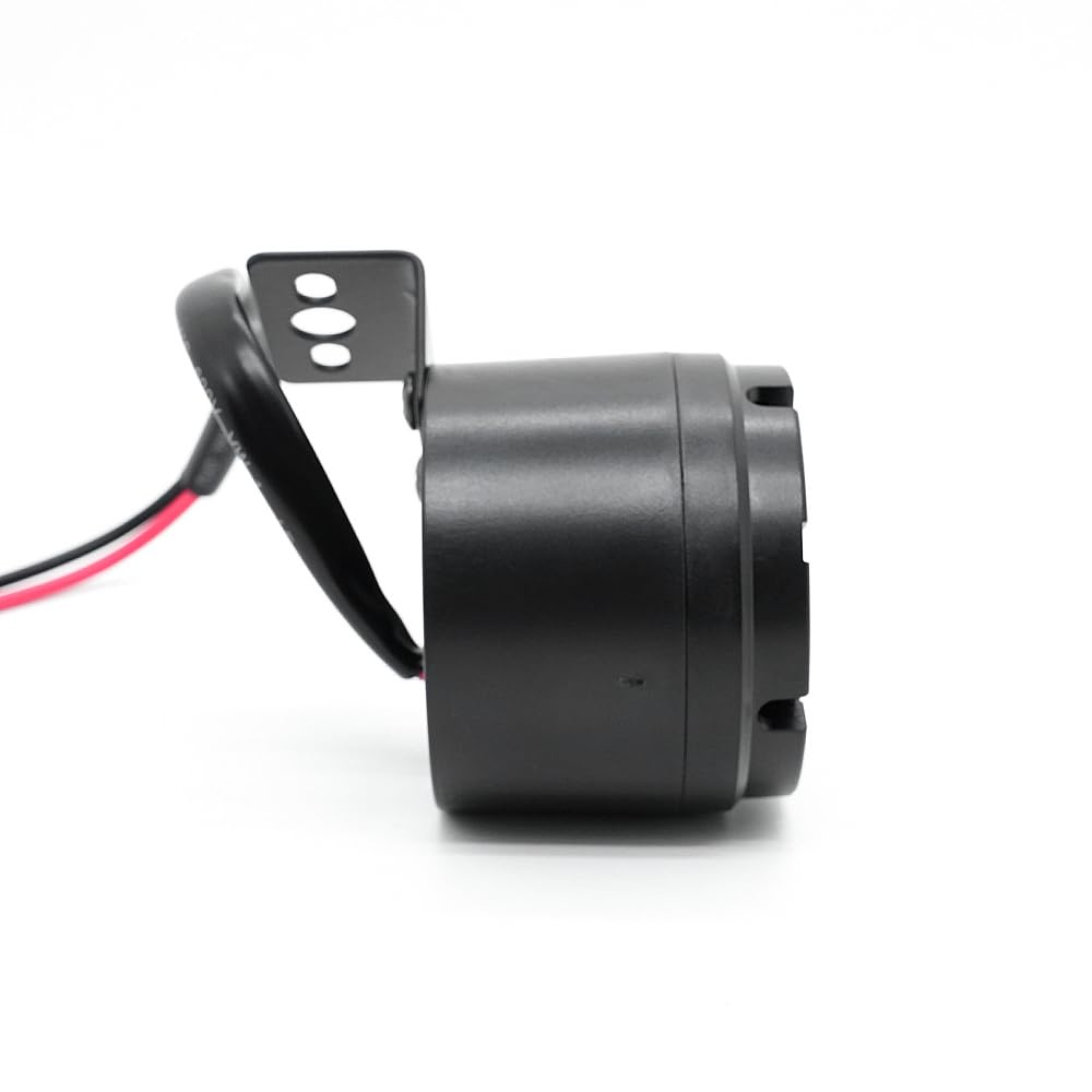 Universal 12-24V 100dB Alarme de secours étanche (Noir-4 PCS)