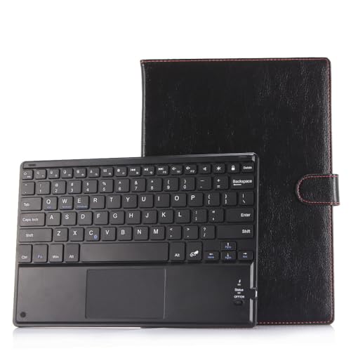 Seetoptu SM-T560 Universal Tablet Keyboard Case 9 Inch-11 Inch Inch With Touchpad, 2-In-1 Bluetooth Wireless Keyboard Case, Stand Folio Tablet Case Protective Cover thumb #5