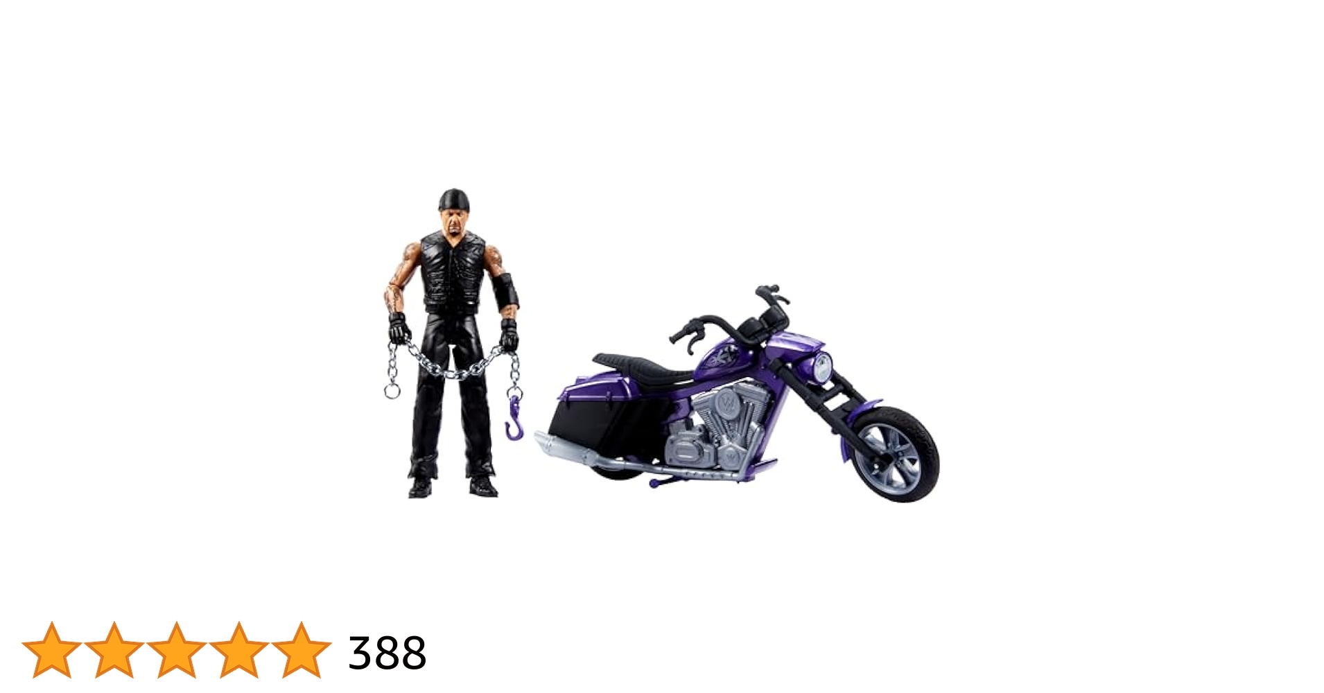 Mattel WWE Wrekkin Boneyard Slamcycle Motorcycle with 15 cm