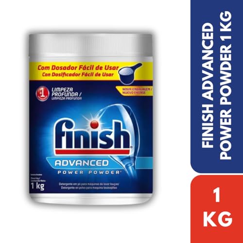 Finish Advanced Power Powder Kit 2 Detergente em Pó Para Máquina de Lava Louças 1kg