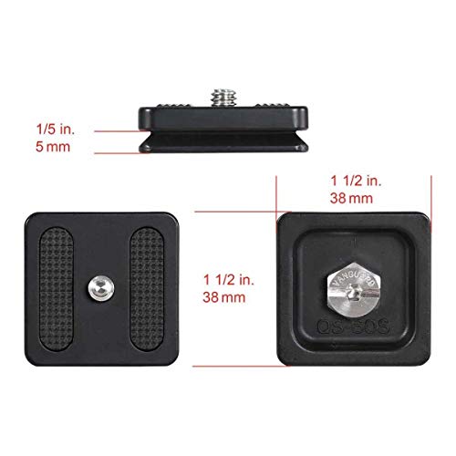 Zapata rápida Vanguard QS-60S accesorio de trípode monopié VEO 3
