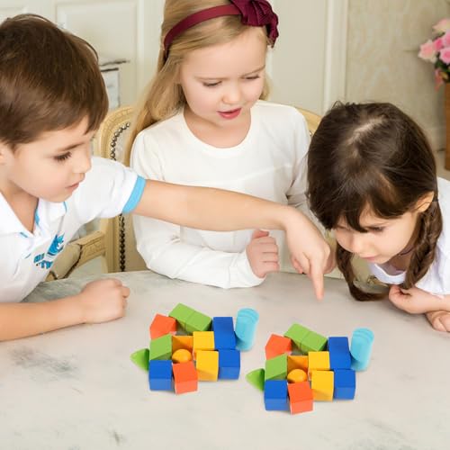 Modèle Géométrique Solide en Bois pour Ateliers Mathématiques - 7