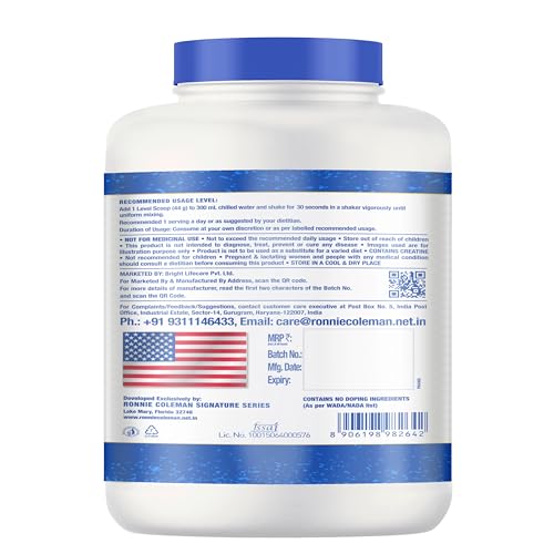 Image of Ronnie Coleman Signature Series Pro-Antium Whey Protein, Double Chocolate (52 Servings, 2.27kg / 5lbs) | Supreme Multifaceted Protein Complex