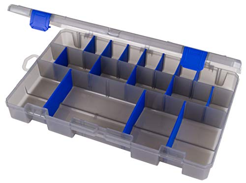 Flambeau Outdoors Zerust MAX 5003ZM Tuff Tainer - Partial Bulk Storage Compartment Section, 25 Compartments and 15 Removable Dividers 14.25" L x 9.125" W x 2" D Fishing and Tackle Storage Utility Box