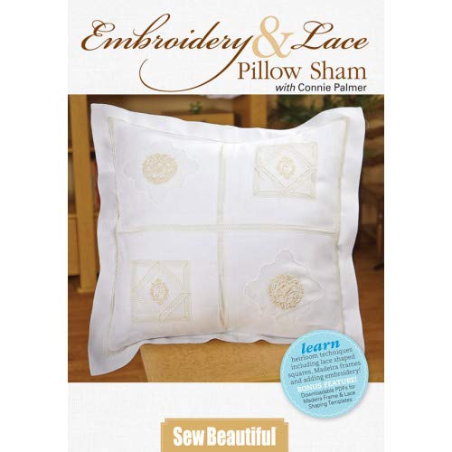 Embroidery and Lace Pillow Sham 1878048864 Book Cover