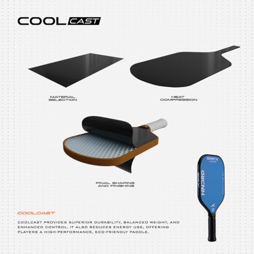 Image of Hundred Spirit X Pop - Pickleball Paddle | 13mm Core | Wide Body Power Paddle | Enhanced Sweet Spot | Ideal for Beginners & Intermediate Players | Free Paddle Bag