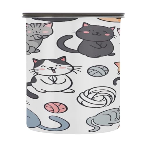 Contenedor al vacío para café Qilmy acero inoxidable 17oz miniatura 2