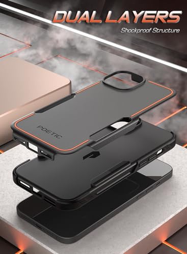 Coque iPhone 15 double couche protection fine noire - 2