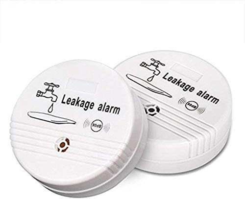 2PCS Water Leak Detector Water Leakage Alarm Detector, Household Water Leak Monitor Drainage Alert Device, High Sensitivityï¼ŒSuitable for Kitchen Bathroom Laundry Roomï¼Œ Water Leak Alarm