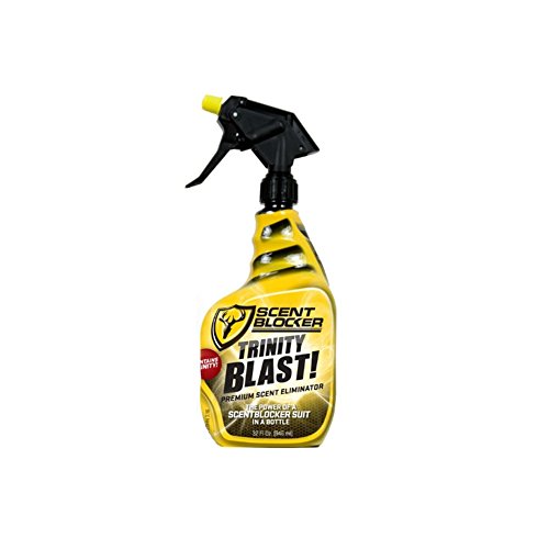 ScentBlocker Trinity Blast Combo with Sprayer Plus Refill, 64-Ounce, Yellow