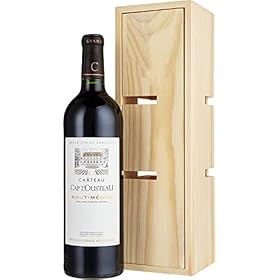 Chateau Cap L’Ousteau Wine Gift Set – Red Wine Haut Medoc – Wine Rack 1 x 0,75 l