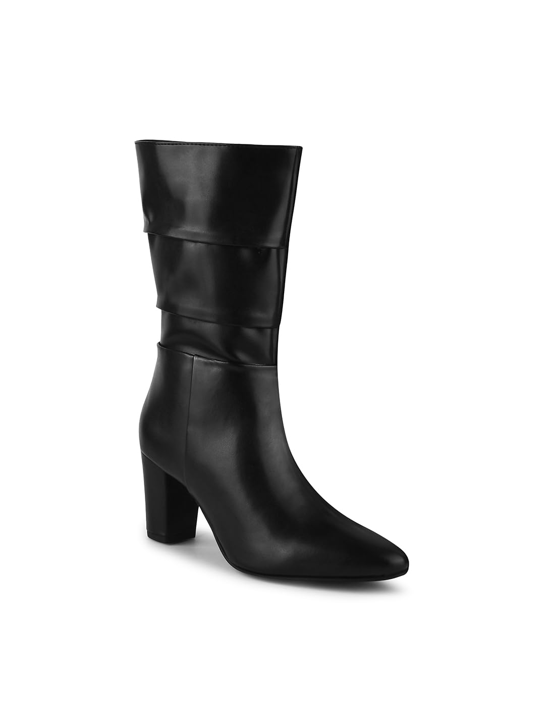 Shuz TouchBLACK Scrunch Calf Boot