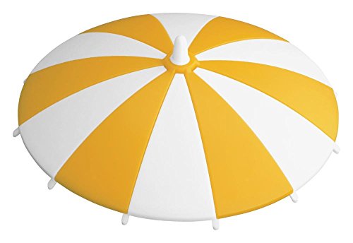 Preisvergleich Produktbild HANSI SA.Trinkhalmdeckel ge / ws gelb / weiß