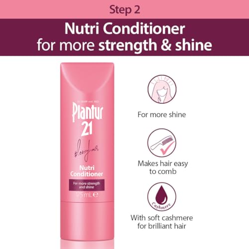 Plantur 21#longhair 200ml Shampoo and 175ml Conditioner Set for Long and Brilliant Hair | Improves Hair Growth and Repairs Stressed Hair | No Silicones - Image 6