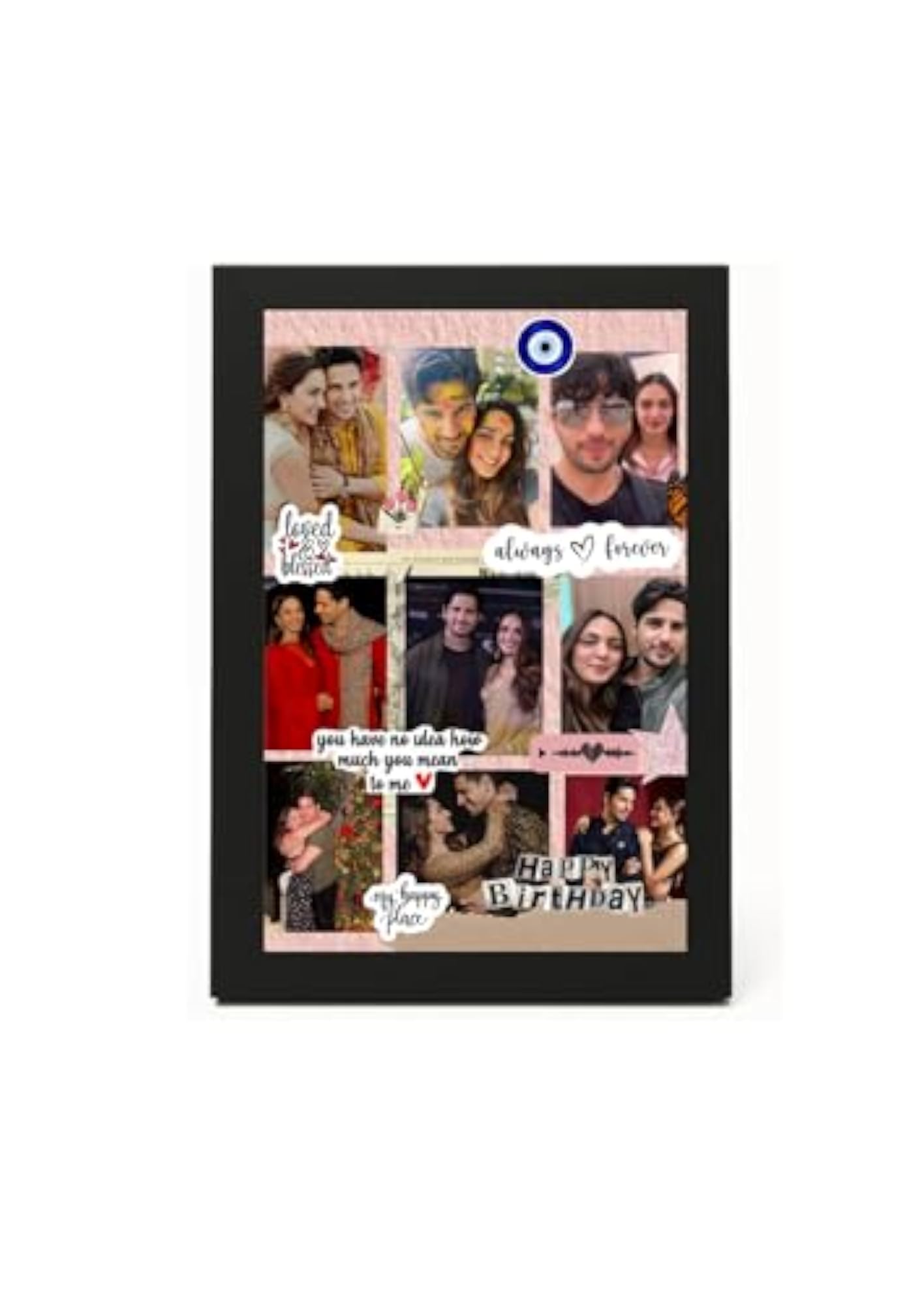 Customized Collage Photo Frame with Name for Special Gifts