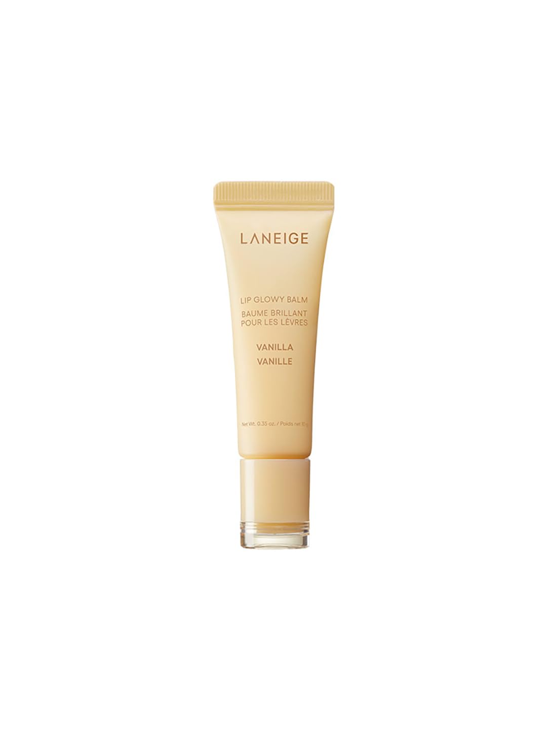 Laneige Lip Glowy Balm | Moisturizing Lip Treatment with Vitamin C + Shea Butter for Soft, Smooth and Glowing Lips | Korean Lip Balm For Dry Chapped Lips |Intense Hydration| Vanilla|10Gm
