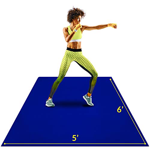 image for AG ACTIVEGEAR Exercise Mat | Large Workout Mat for Home | Durable Home