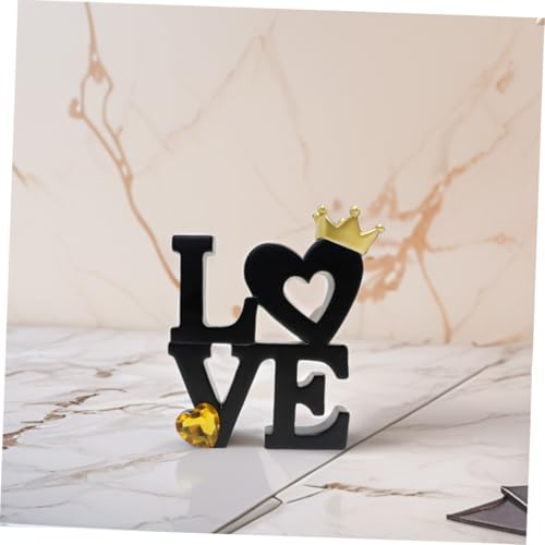 Panneau Déco Centre de Table Lettres Amour Saint-Valentin Rustique