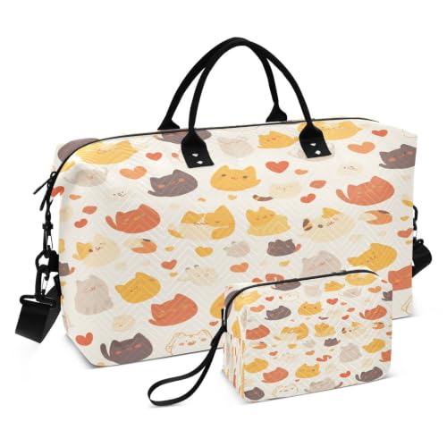 Sac de sport de natation chat mignon pour voyage et gym filles et femmes