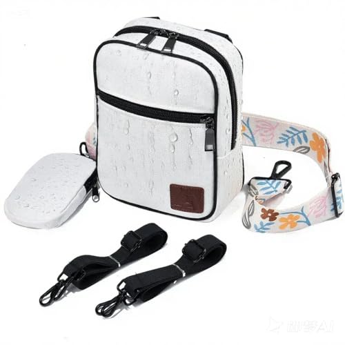 Image of LVYOUME Convertible Crossbody Bag for Men /Women,Adjustable Waist /Shoulder /Backpack with 2 /3 Strap,Everyday Essentials Carrier