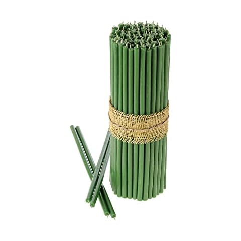 Danilovo Ritual - Velas de cera de abeja (verde) - Velas ortodoxas no tóxicas Cover