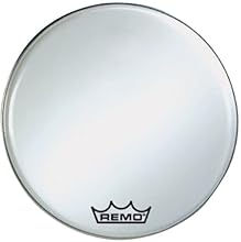 24" diameter Two ply 14-mil construction Combines the warm, classic sound of the Ambassador with increased durability, attack, projection and a lower fundamental tone Marching bass drum head