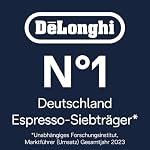 De'Longhi Siebträgermaschine La Specialista Arte EC9155.MB, Espressomaschine mit Mahlwerk, 8 Mahlgrade, 15 Bar, 3 Temperaturen, Milchschaumdüse, 1550W, 1,7L Tank, Edelstahl/Schwarz inkl. Barista-Kit – Bild 2