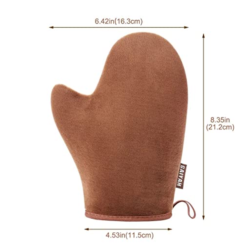 Gaiyah Self Tanning Mitt Applicator Self Tanner Mitt Applicator Tanning Mitts Self Tanner With Thumb Ultra Soft Tanning Glove For Self Tan Mitt Applicator #TOP6