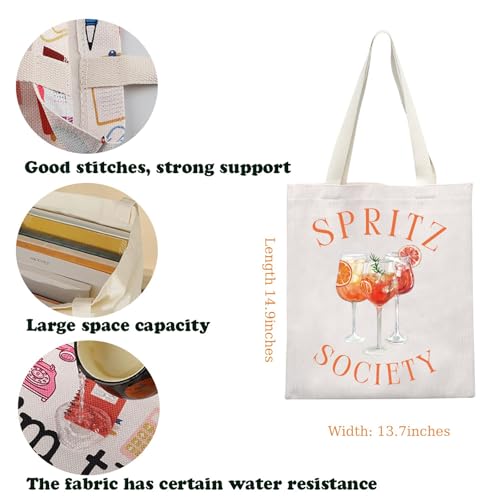 KUIYAI Aperol Spritz Society Bolsa Aperol Spritz Presente de despedida de solteira Aperol Spritz Soc