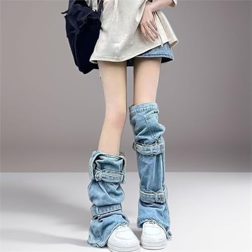 Cyber Y2k Leg Warmers Goth Japanese Fashion Punk Cute Women2