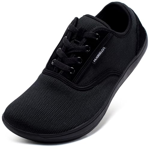 HOBIBEAR Wide-Toe-Box Barefoot Shoes for Mens Womens Minimalist Breathable Trail Running Walking Shoes
