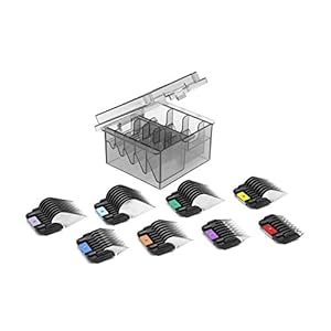   Professional-Animal-Stainless-Steel-Comb-Set-for-A5-style-Detachable-Blade-Clippers-Snap-On-Size-101530-for-Pets-Dogs-Cats-and-Horses-Not-Compatible-with-5-in-1-Blades